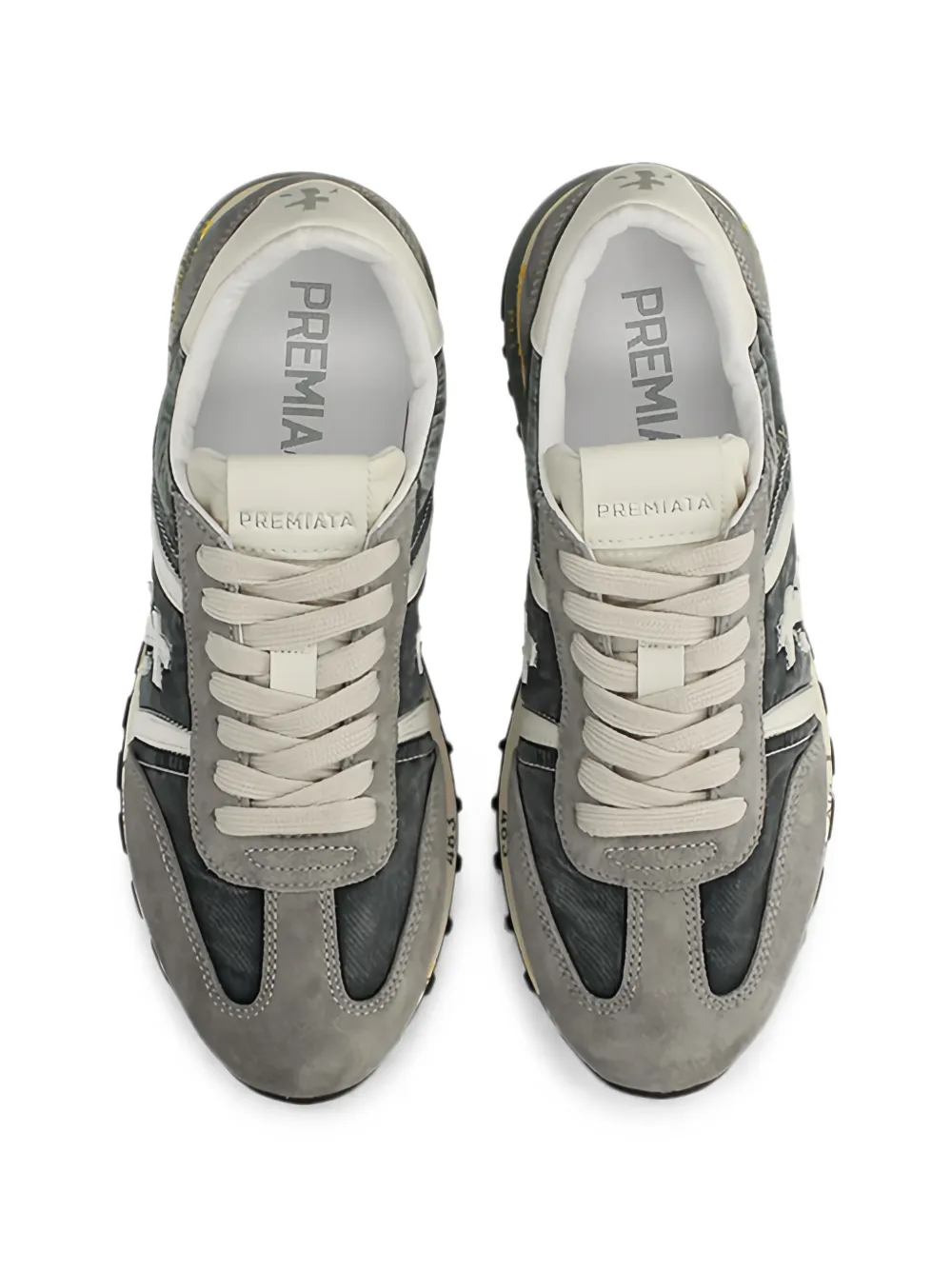 Premiata Lucy panelled sneakers Grijs