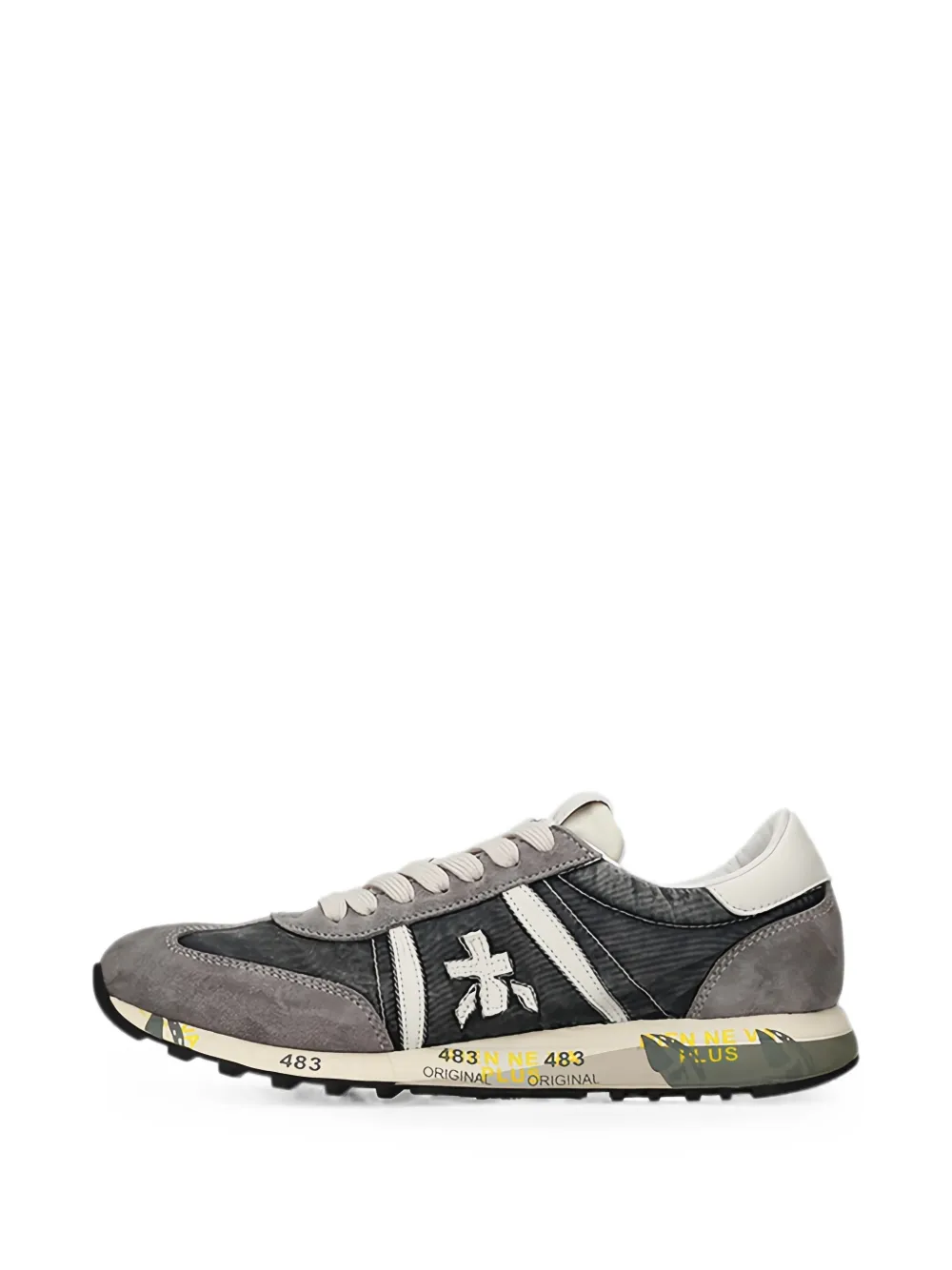 Premiata Lucy panelled sneakers Grijs