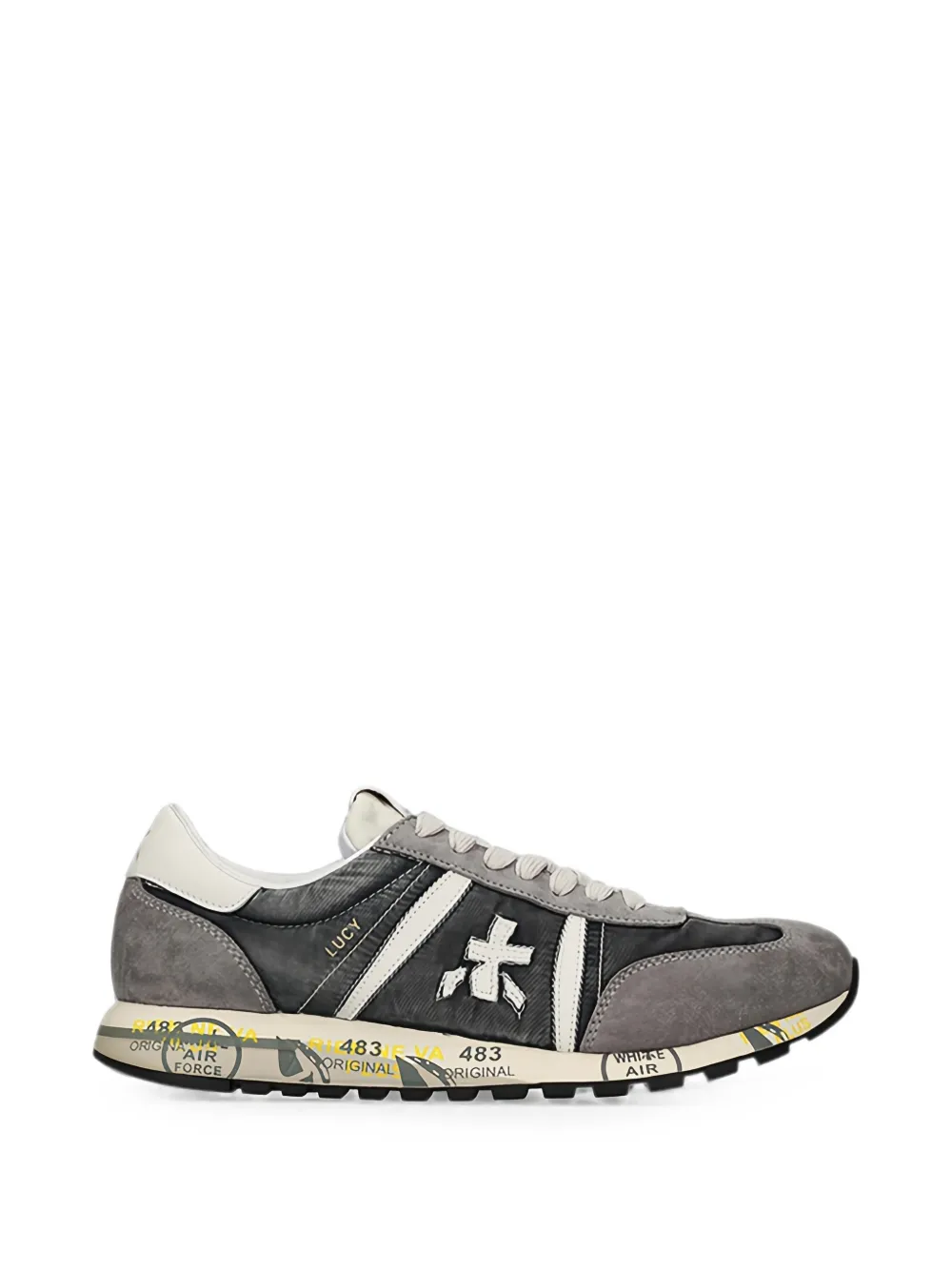 Premiata Lucy panelled sneakers Grijs