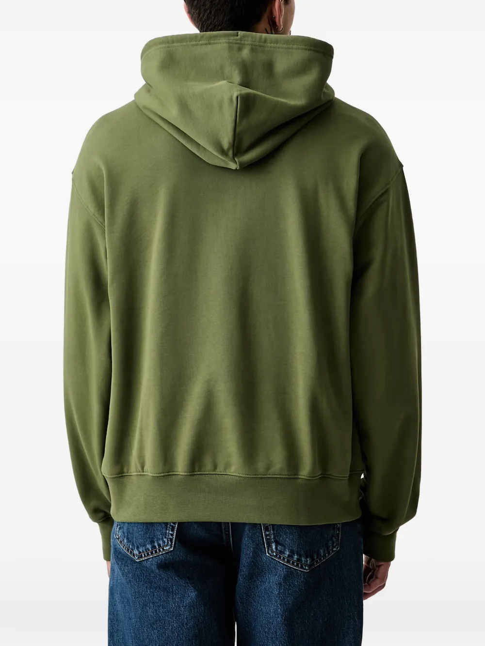 Vans Hoodie met geborduurd logo Groen