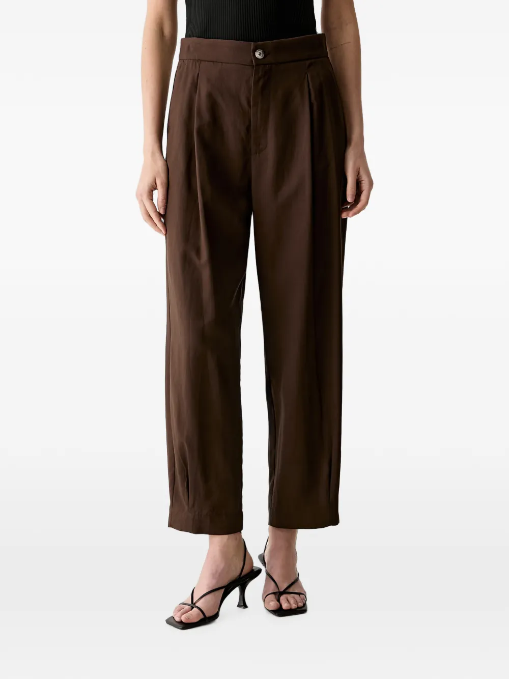 VICOLO Hose mit geradem Bein - Braun