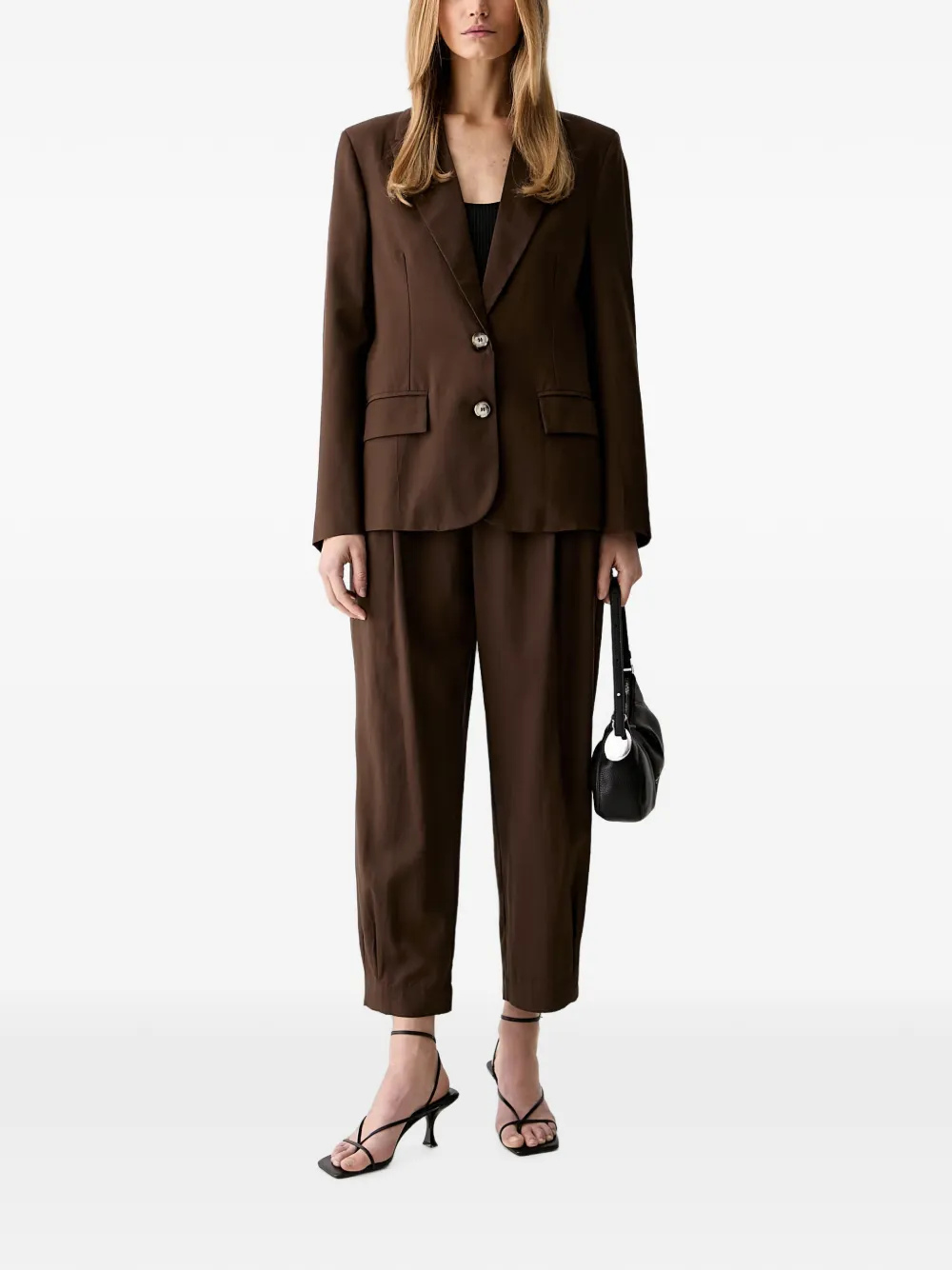 VICOLO Straight broek Bruin