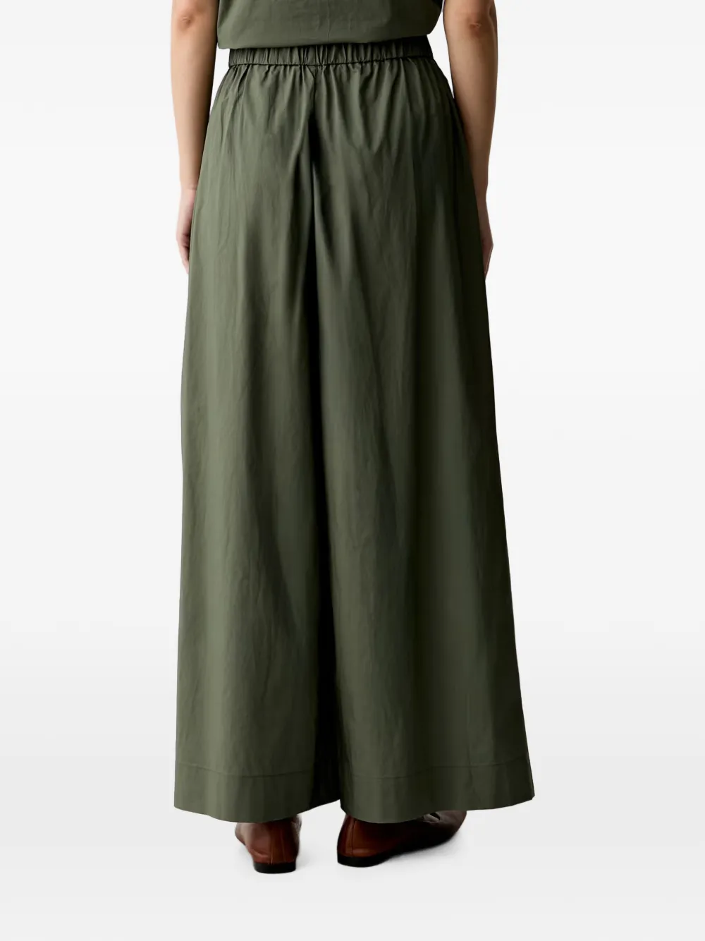 Benetton Palazzo broek Groen