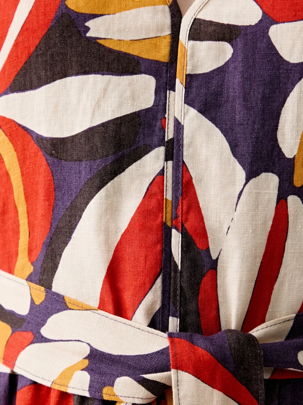 Benetton Maxi-jurk met bloemenprint Paars