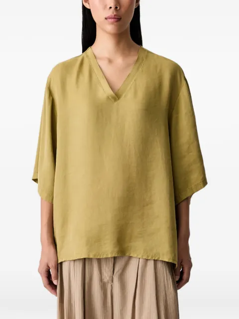 VICOLO V-neck wide-sleeve top