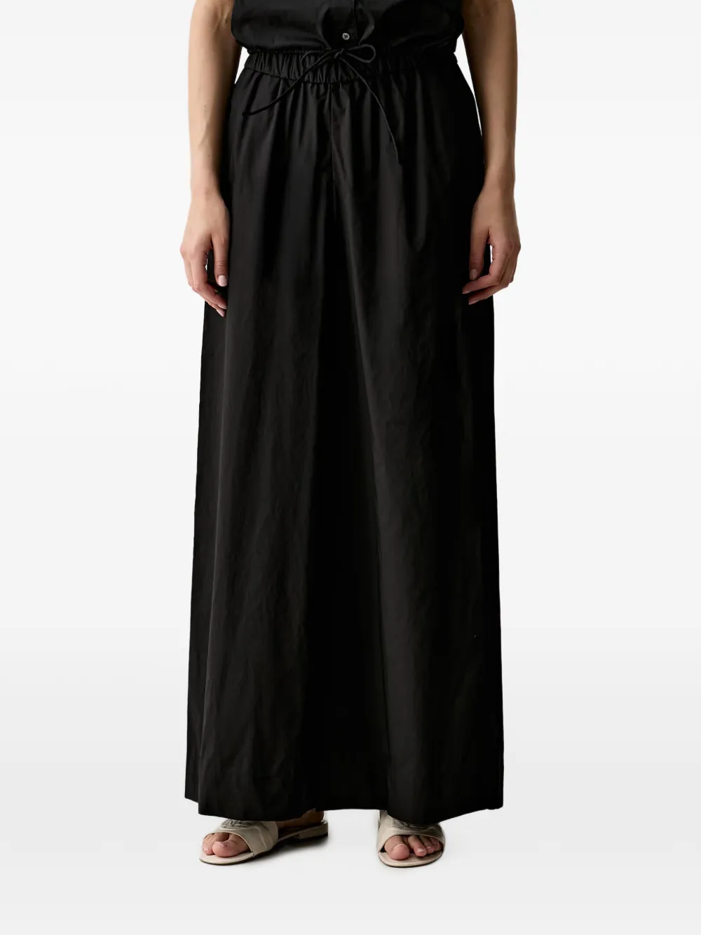 Benetton elasticated-waist palazzo pants