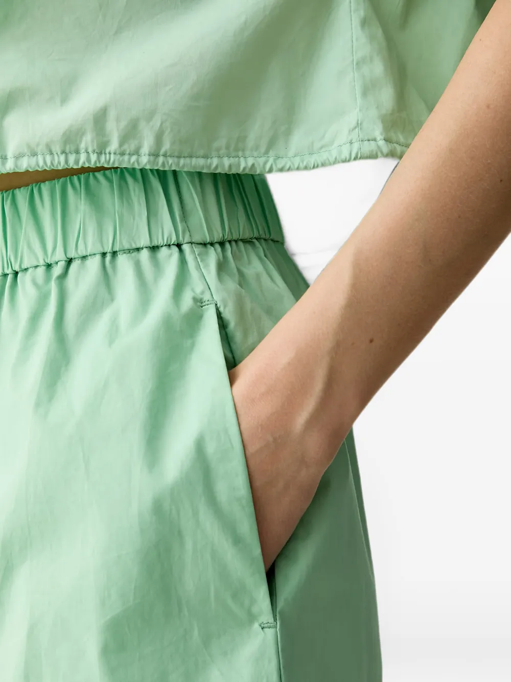 Benetton Palazzo broek Groen