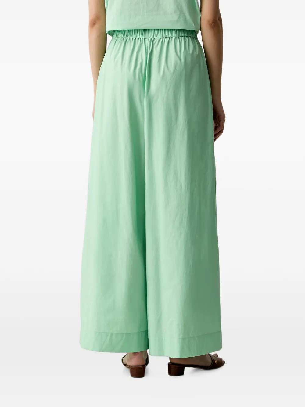 Benetton Palazzo broek Groen