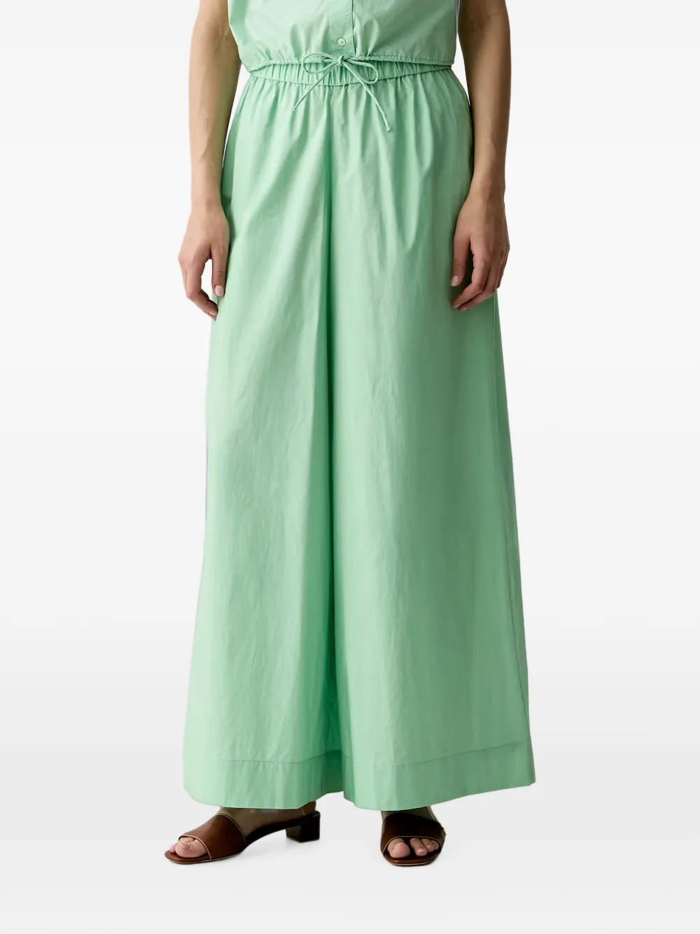 Benetton elasticated-waist palazzo pants