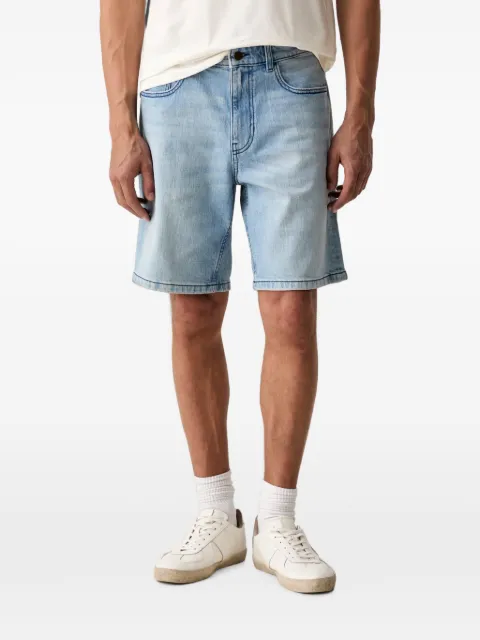 Benetton short en jean à effet délavé