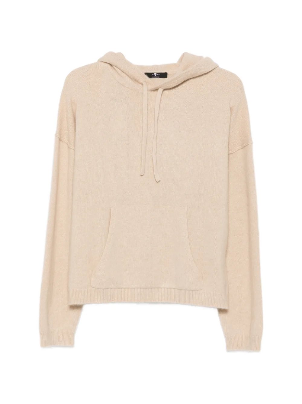 7 For All Mankind drawstring-hood pouch-pocket hoodie - Toni neutri