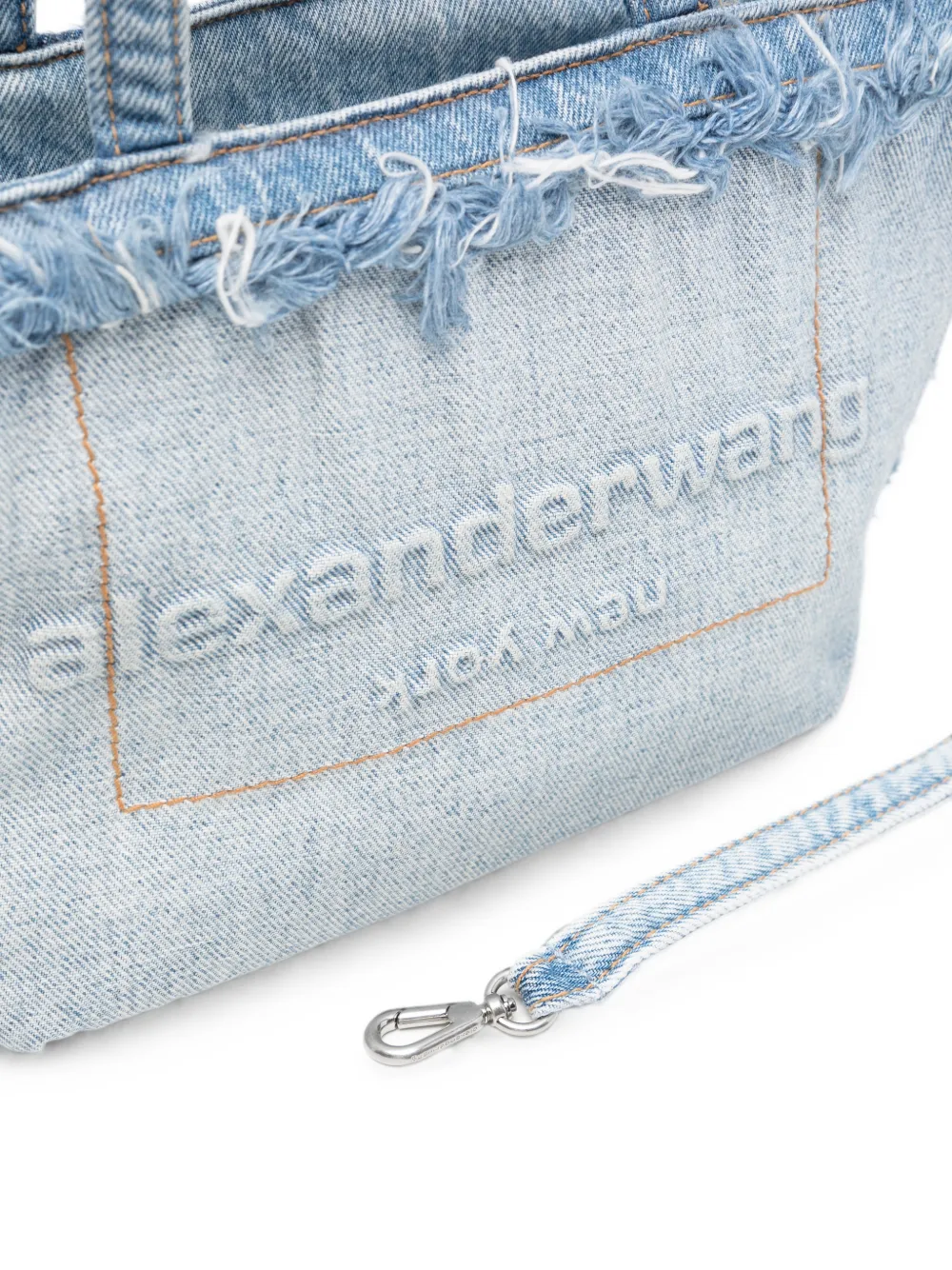 Alexander Wang Punch Small Tote Crossbody Bag in Blue, view 4