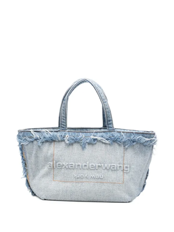 Alexander Wang Punch Small Tote Crossbody Bag in Blue