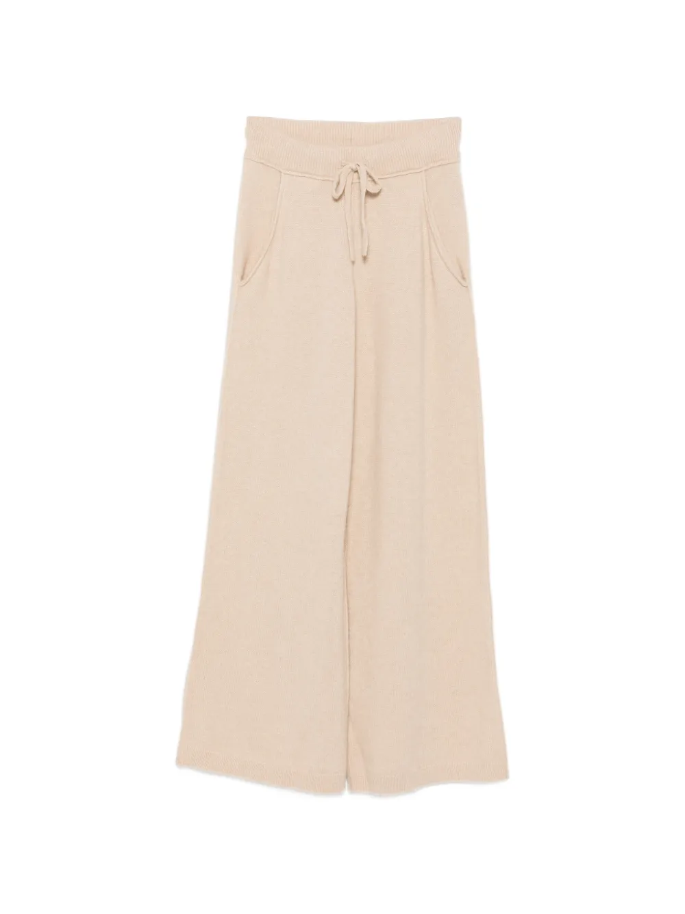 7 For All Mankind drawstring-waist wide-leg trousers - Toni neutri
