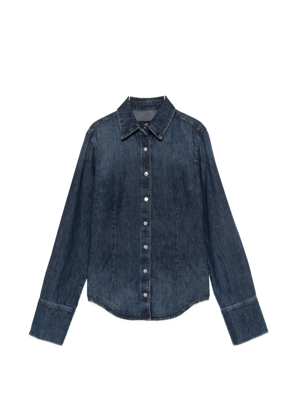 7 For All Mankind button-up denim shirt - Blu