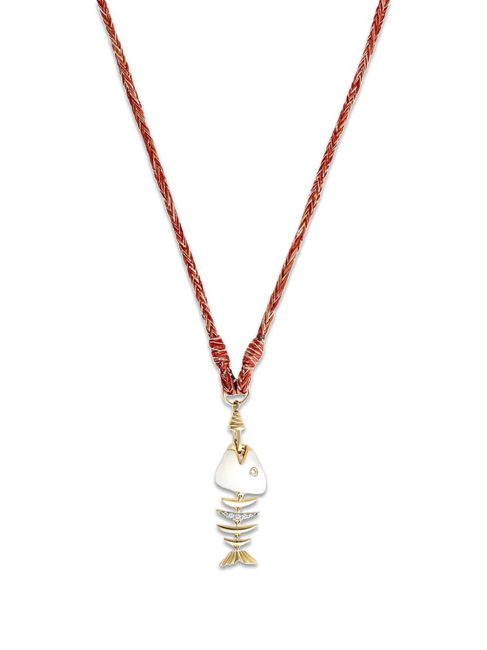 Maveroc   Bedouin Fishbone diamond necklace | Gold | Image 1