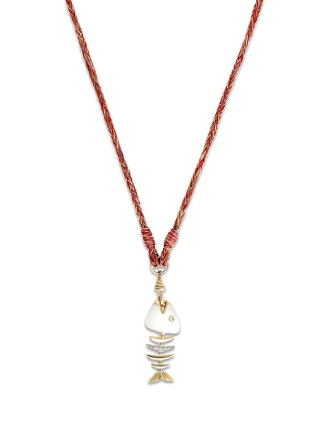 Maveroc   Bedouin Fishbone diamond necklace