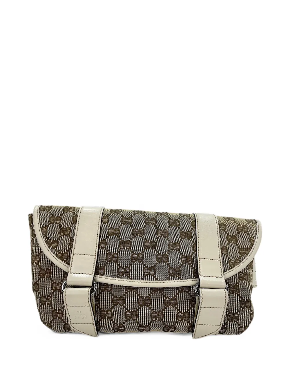 Gucci Pre-Owned 2000s GG canvas belt bag - Nude