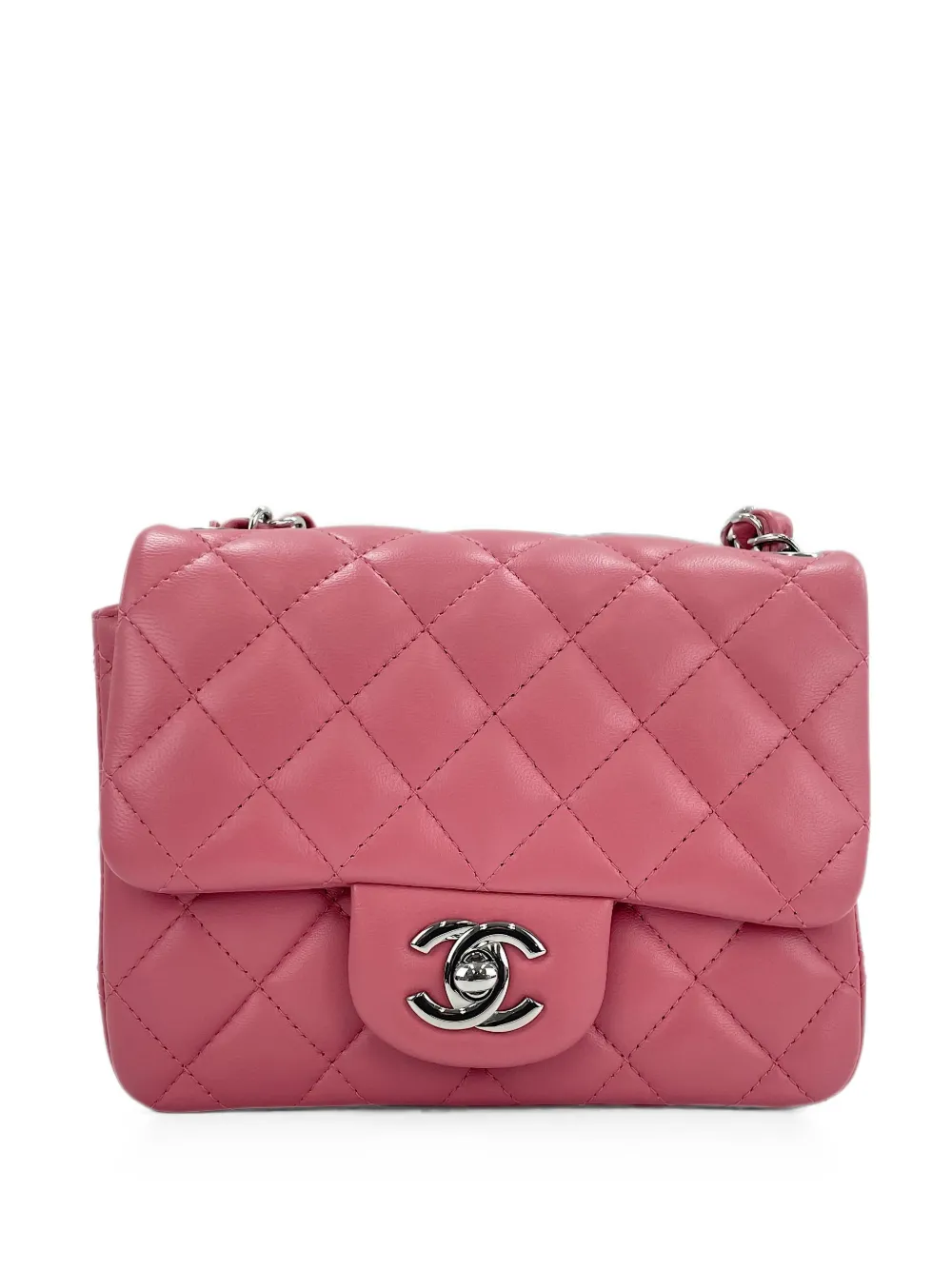 CHANEL Pre-Owned Mini Matelasse shoulder bag - Pink