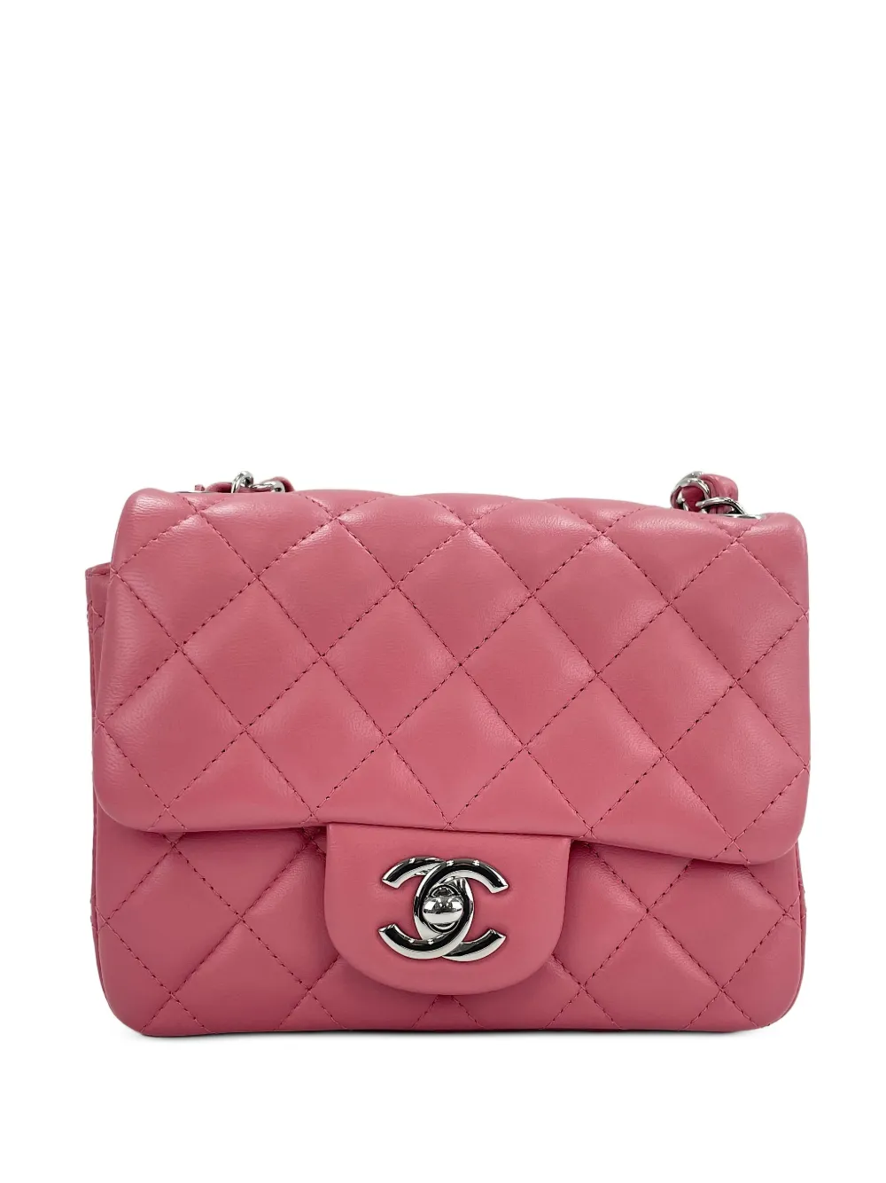 CHANEL Pre-Owned Mini Matelasse shoulder bag - Rosa