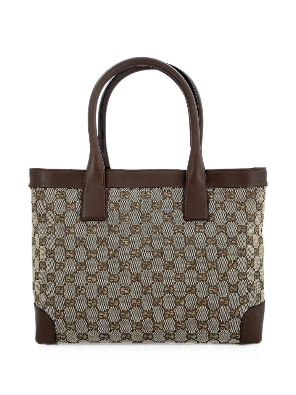 Gucci Pre-Owned 2000s GG canvas shoulder bag - Nude