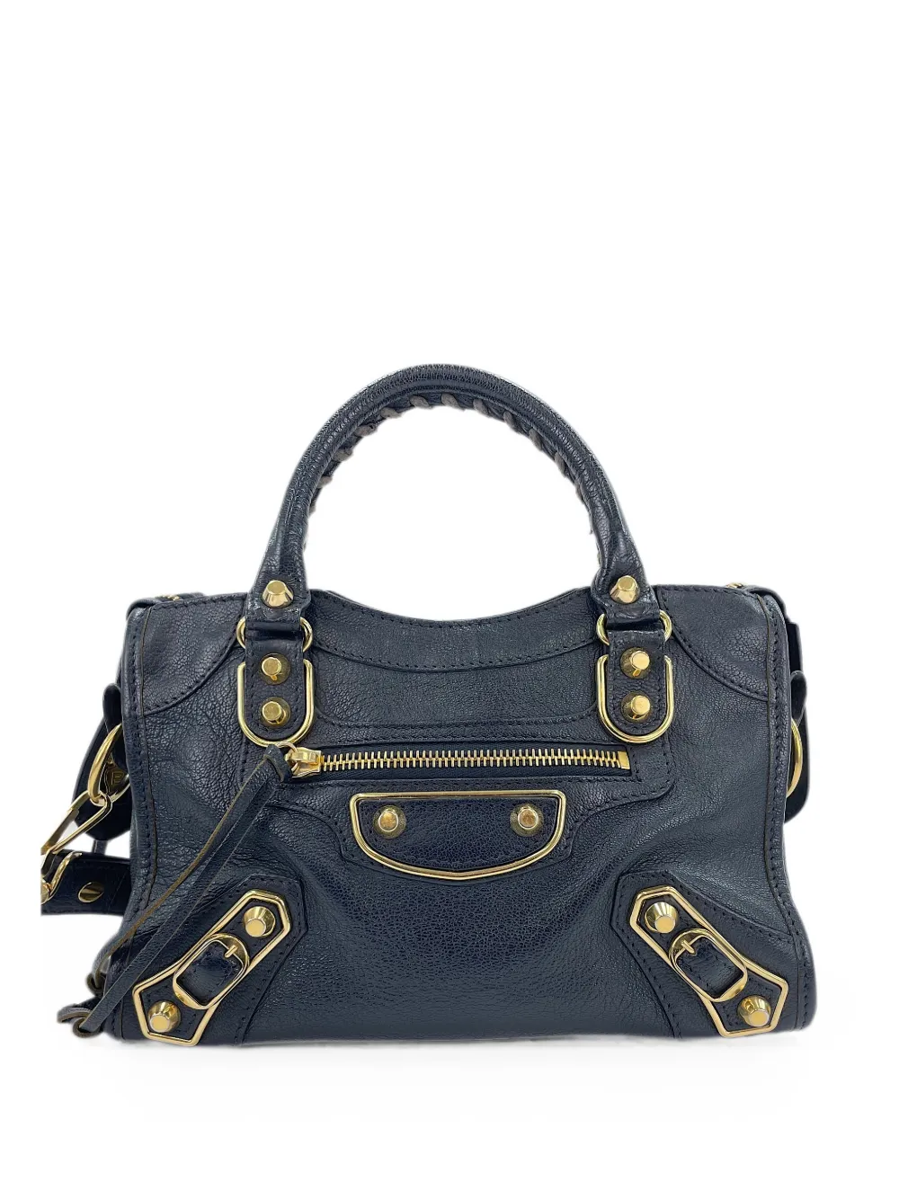 Balenciaga Pre-Owned 2020 Metallic Edge mini City tote bag - Blau