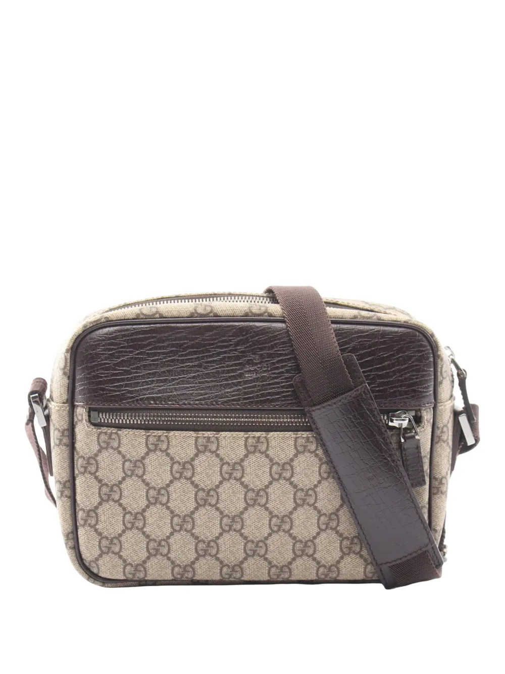 Gucci Pre-Owned 2000-2015 GG Supreme crossbody bag - Toni neutri