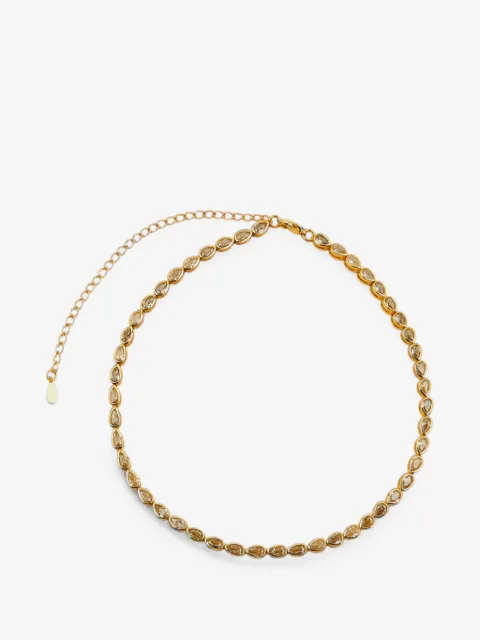 Lady D World Lumiere teardrop choker