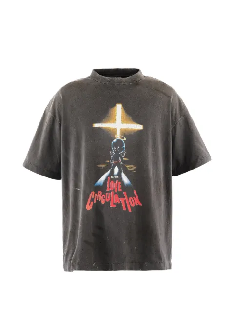 SAINT MXXXXXX Love Circulation graphic-print T-shirt