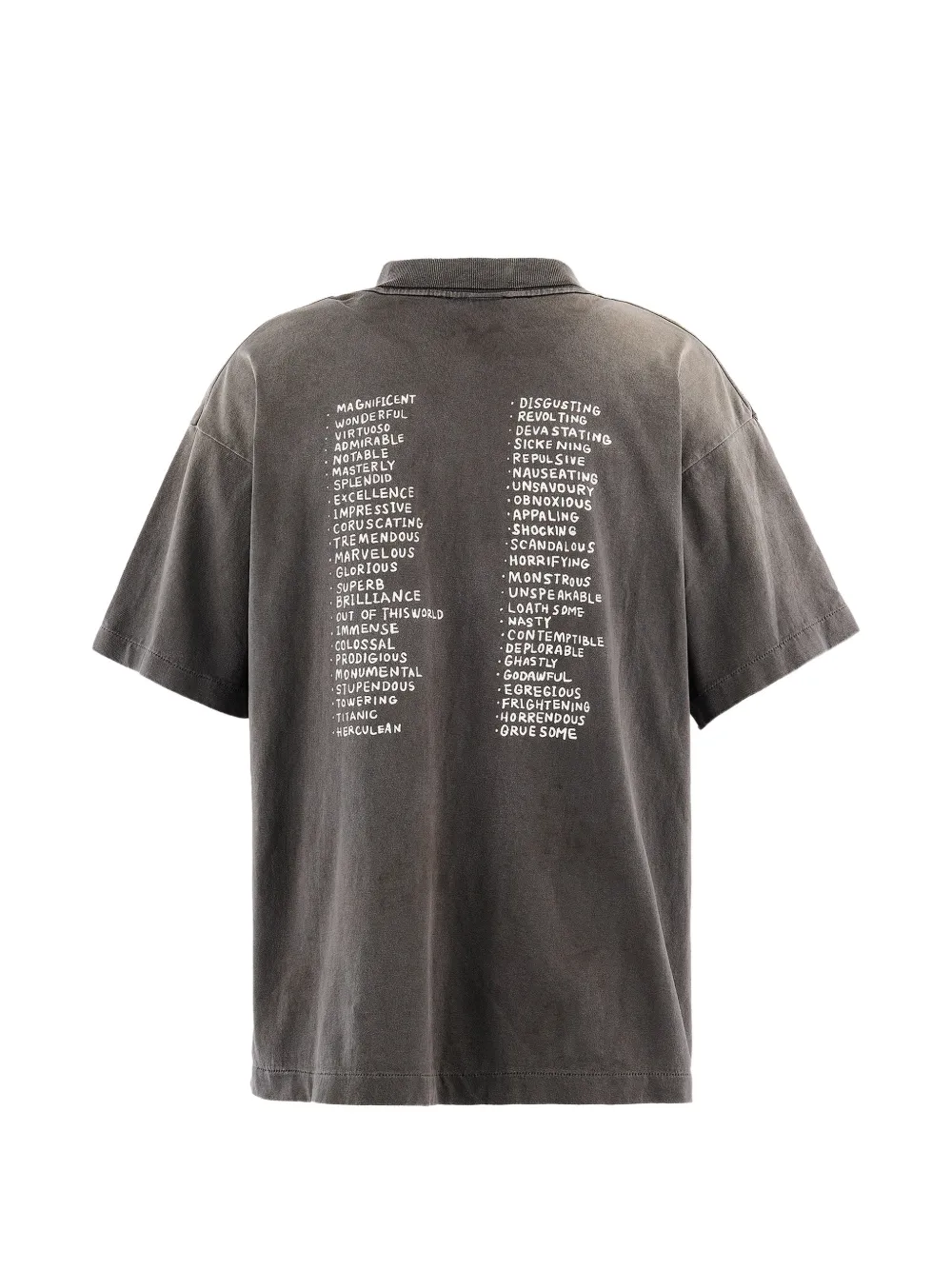 SAINT MXXXXXX T-shirt met print Zwart