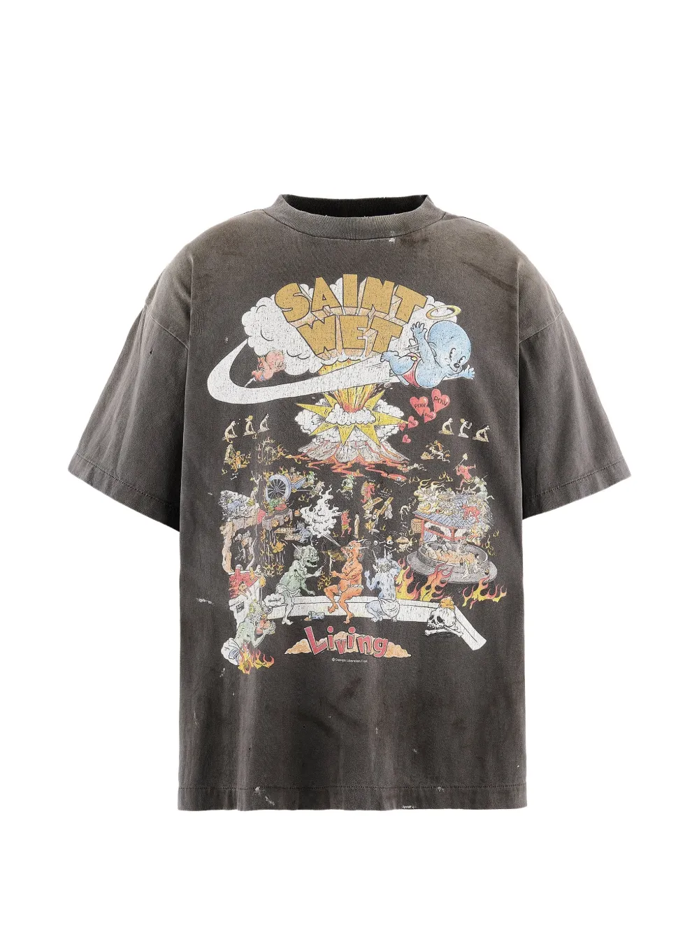 SAINT MXXXXXX graphic-print T-shirt