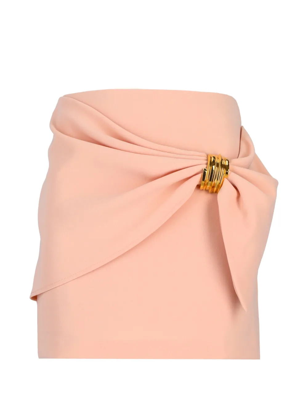 Elisabetta Franchi draped-detail mini skirt - Rosa