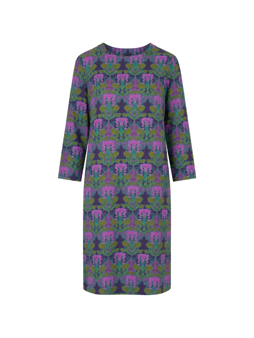Laura Urbinati floral-print shift mini dress - Violett