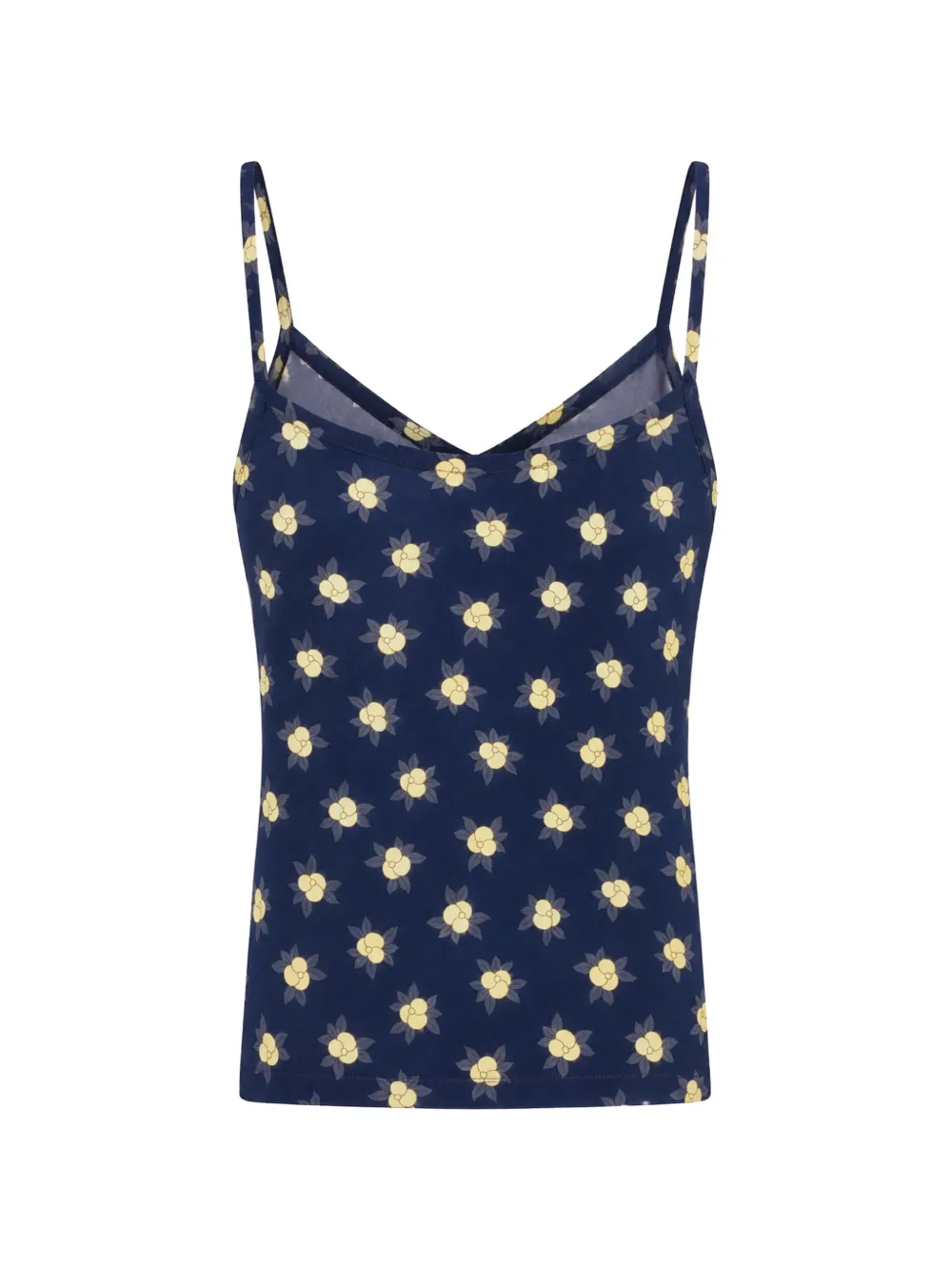 Laura Urbinati Blouse met Camellia-print Blauw