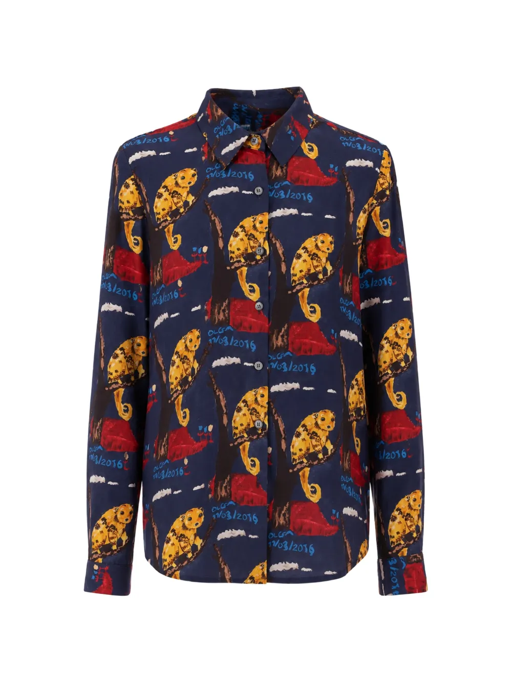 Laura Urbinati Lemuri silk shirt