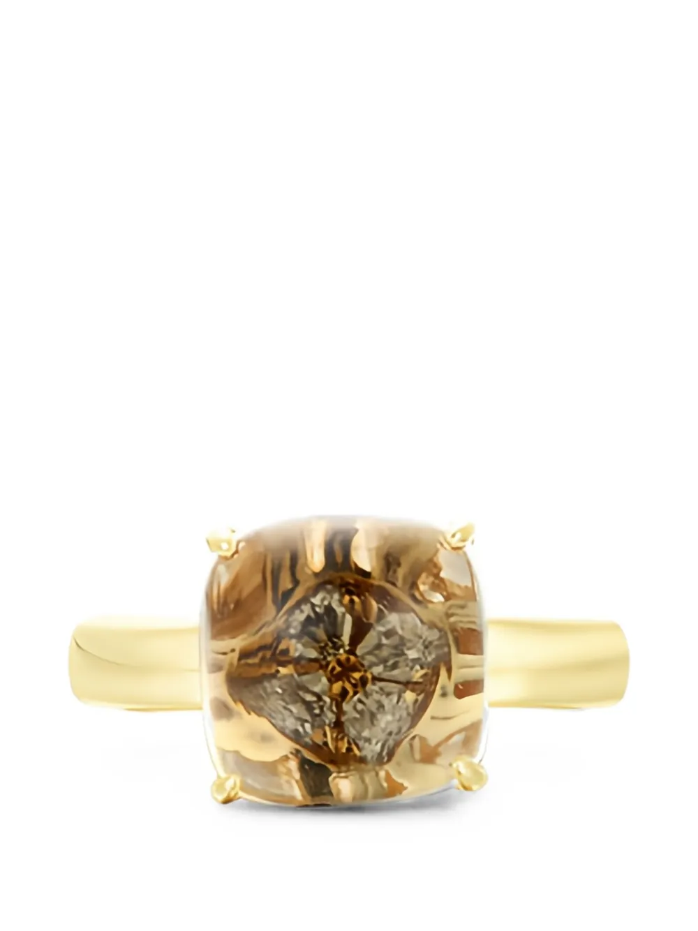 Adelya Jewellery Verzierter Ring - Gold