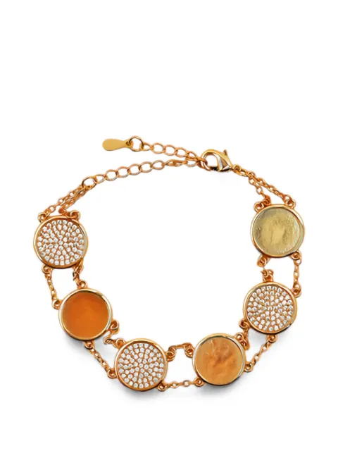 Lady D World Aurea Geo double-chain bracelet