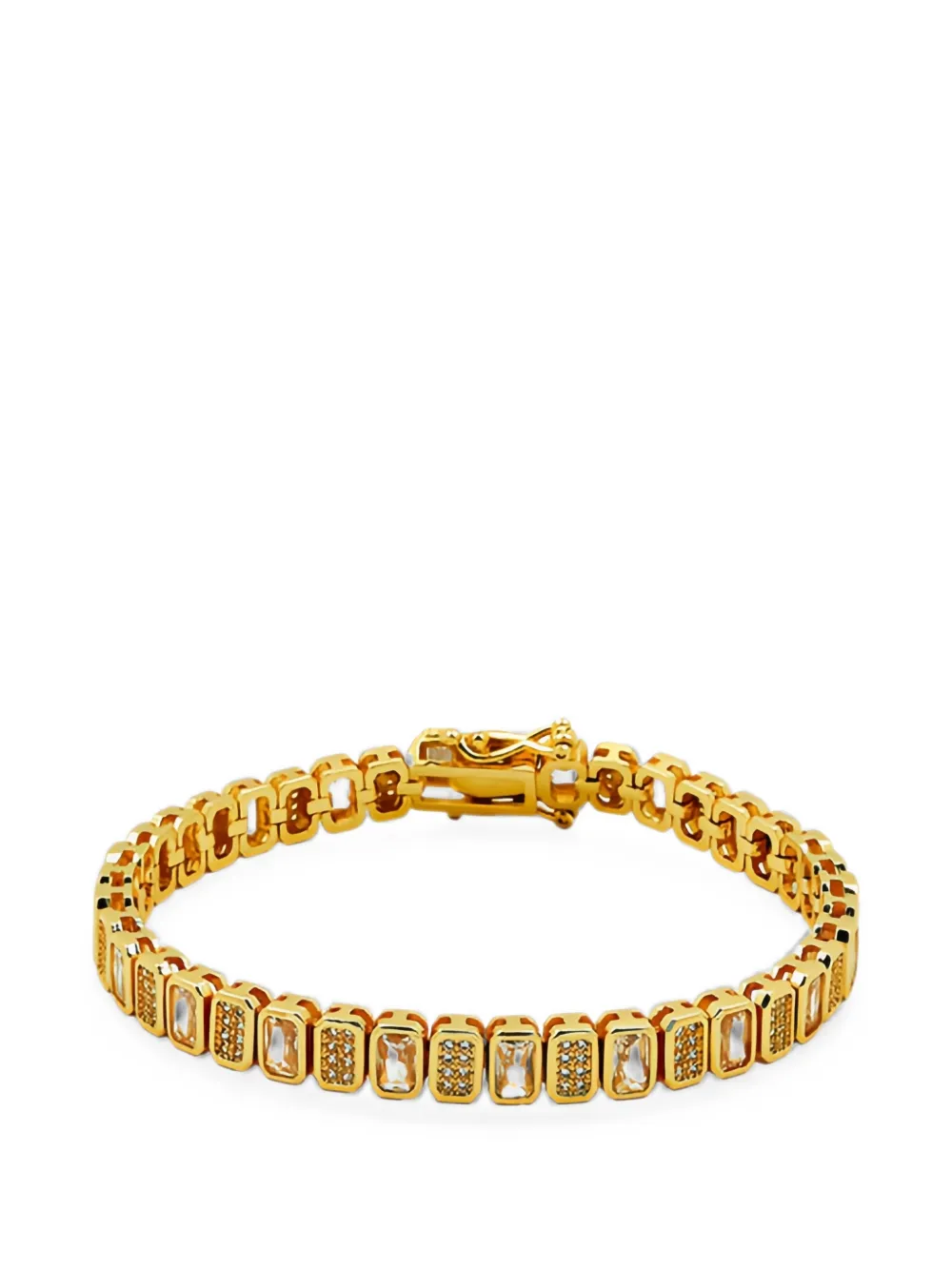 Lady D World Bracciale tennis Auric con cristalli - Oro