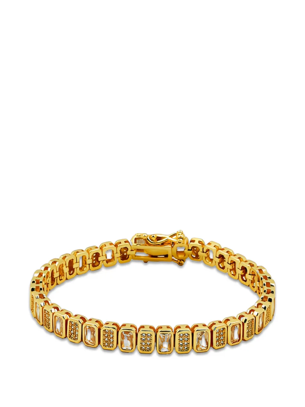 Lady D World Bracciale tennis Auric con cristalli - Oro