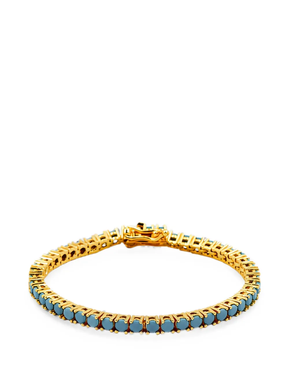 Lady D World Tennis turquoise-embellished bracelet - Oro