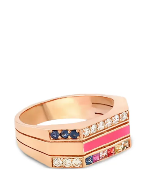 Maveroc  bague Whatever Ménage à Trois sertie de saphirs et de diamants