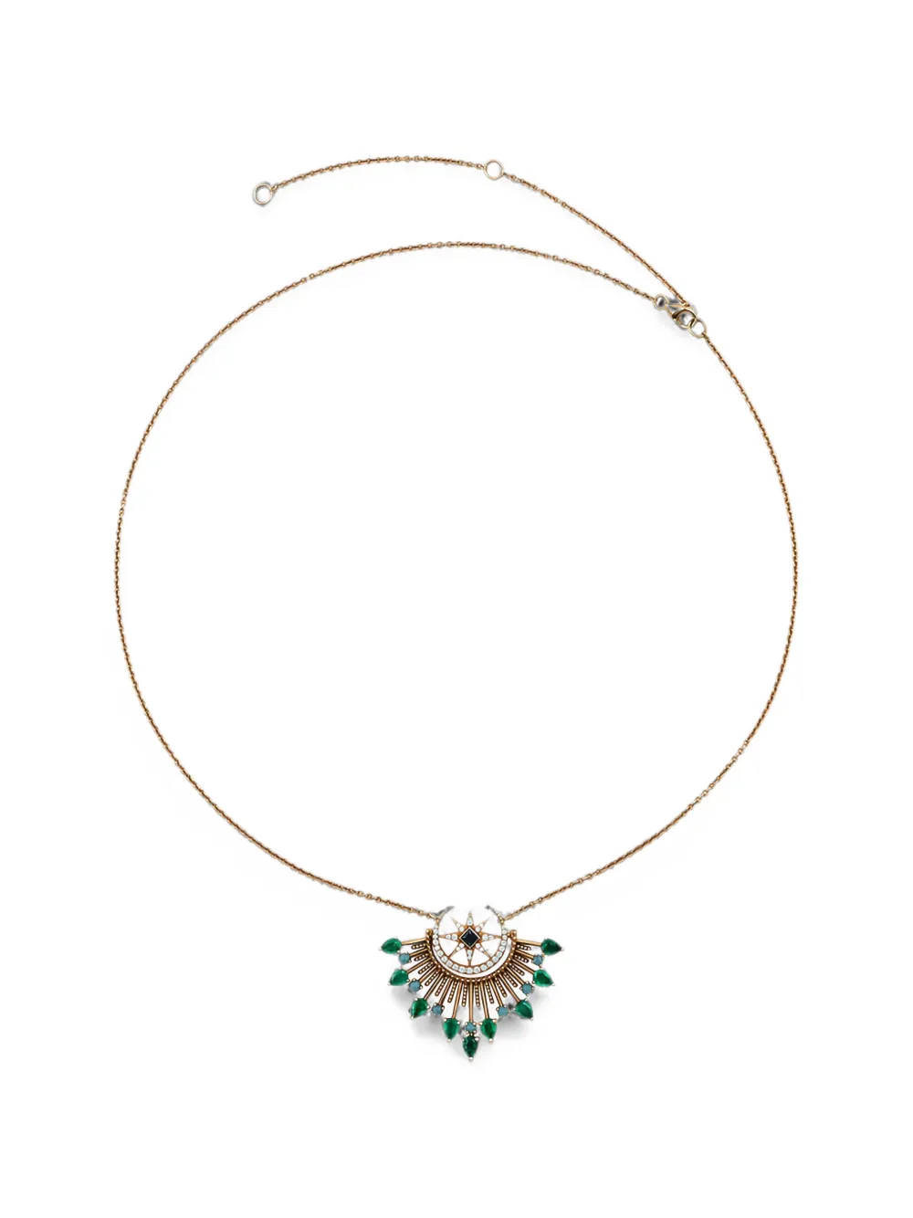 Falamank Multi-stone Necklace In 핑크