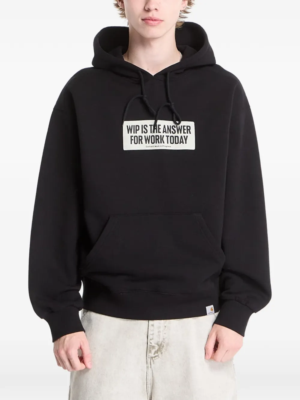 Carhartt WIP Bumper Sticker graphic-print hoodie - Schwarz