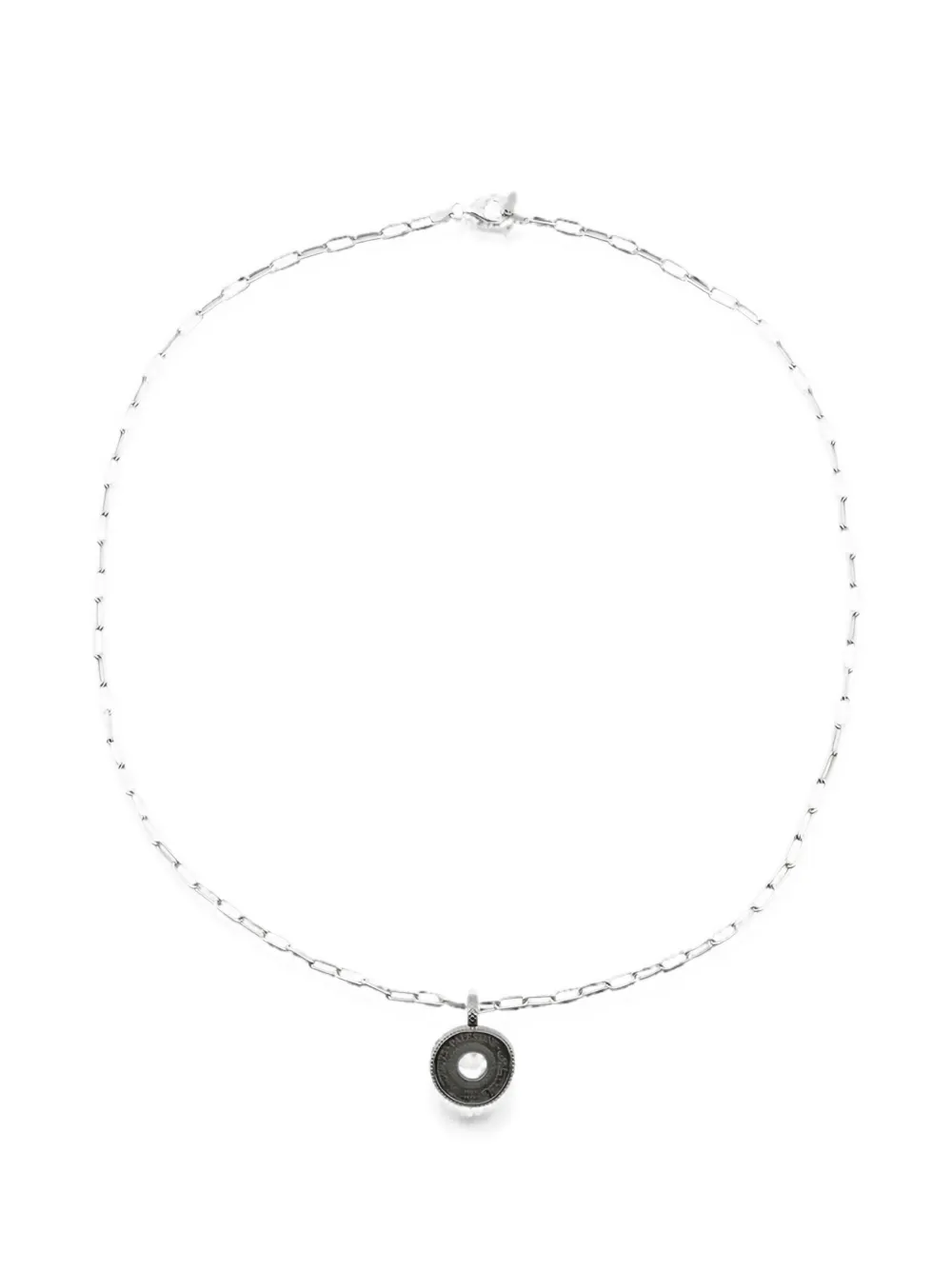 Zamani Jewelry Palestine 5 mils 1927 chain necklace - Argento
