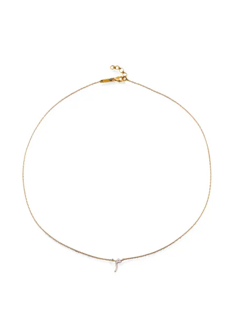 Bil Arabi collar con colgante de letra