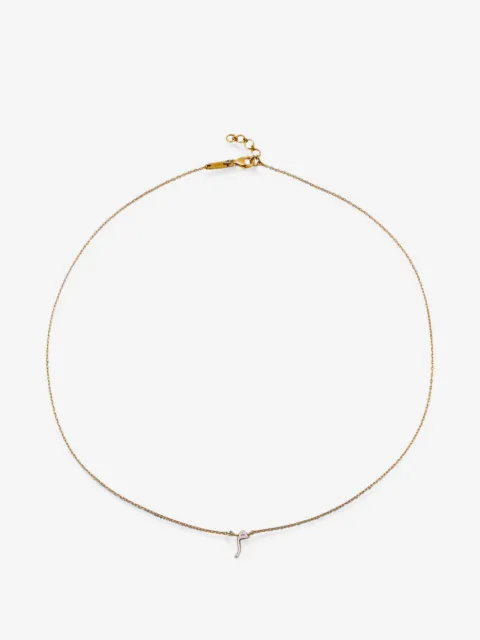 Bil Arabi letter-pendant necklace