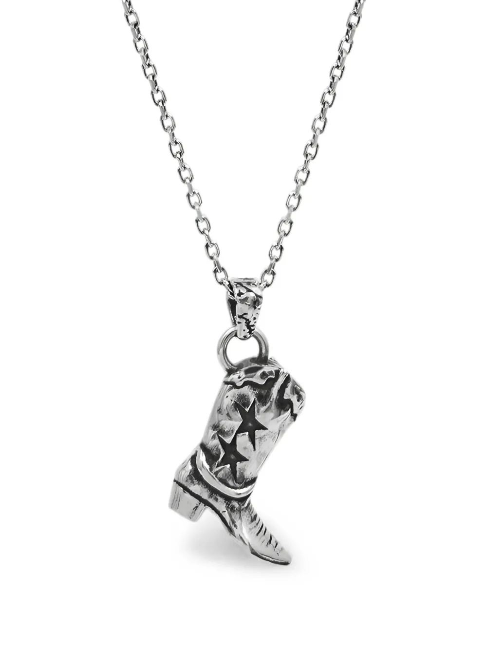 Twojeys Boot-pendant Silver-tone Necklace In Multi