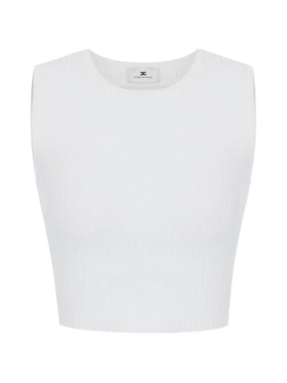 Elisabetta Franchi Top in maglia - Toni neutri