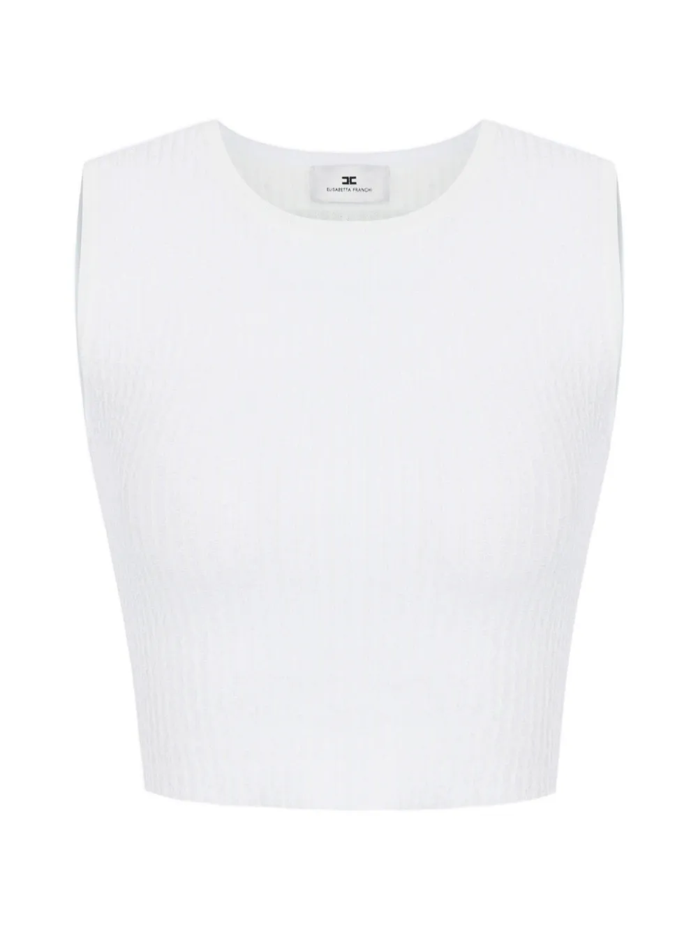 Elisabetta Franchi Top in maglia - Toni neutri