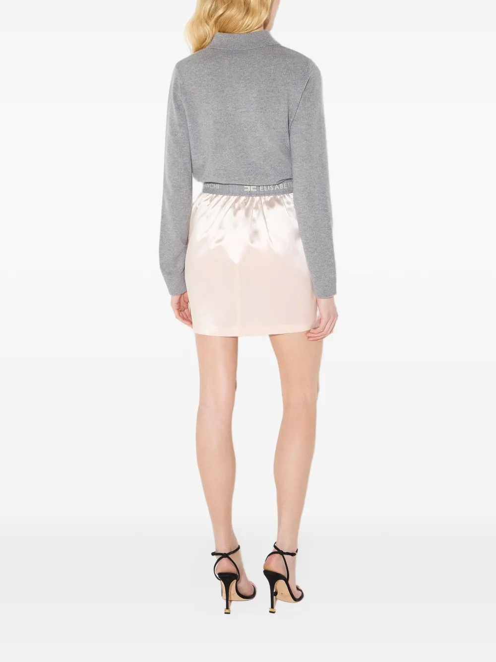 Elisabetta Franchi Gebreid vest Grijs